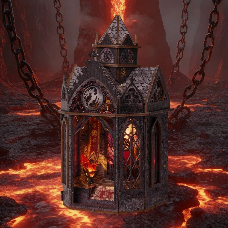 Book Nook Fourth Wing - Spire of the Wyrm