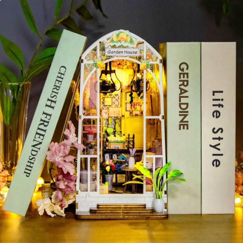 Kit Book Nook Maison de jardin
