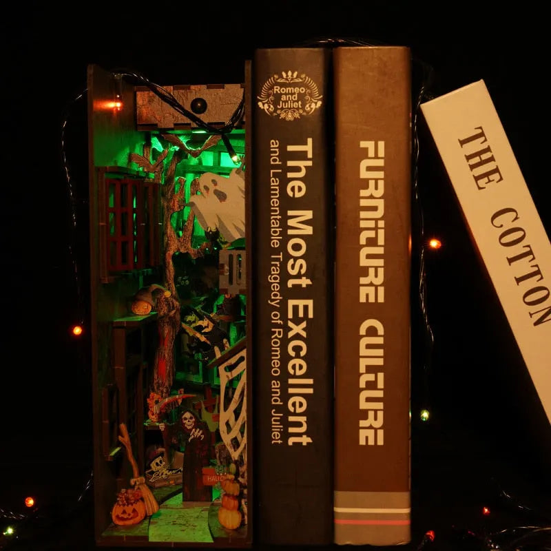 Halloween Alley Book Nook Kit – DIY Spooky Alley Scene
