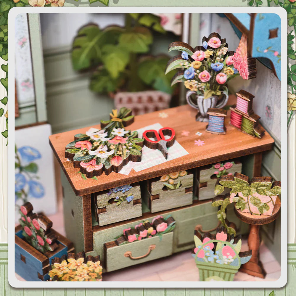 Champs-Élysées Florist | Book Nook-bouwpakket
