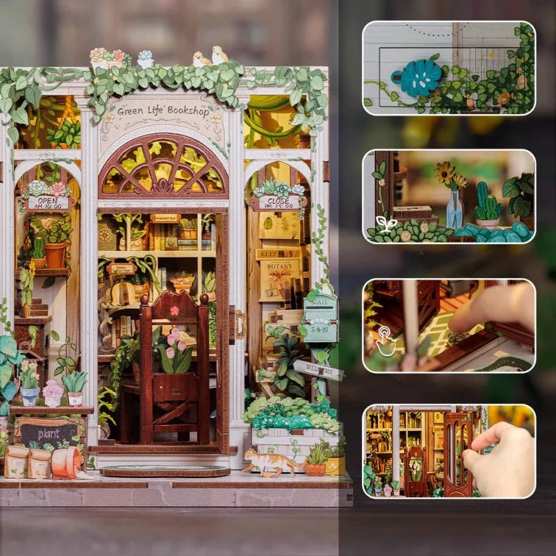 Book Nook Kit - Green Life Bookshop