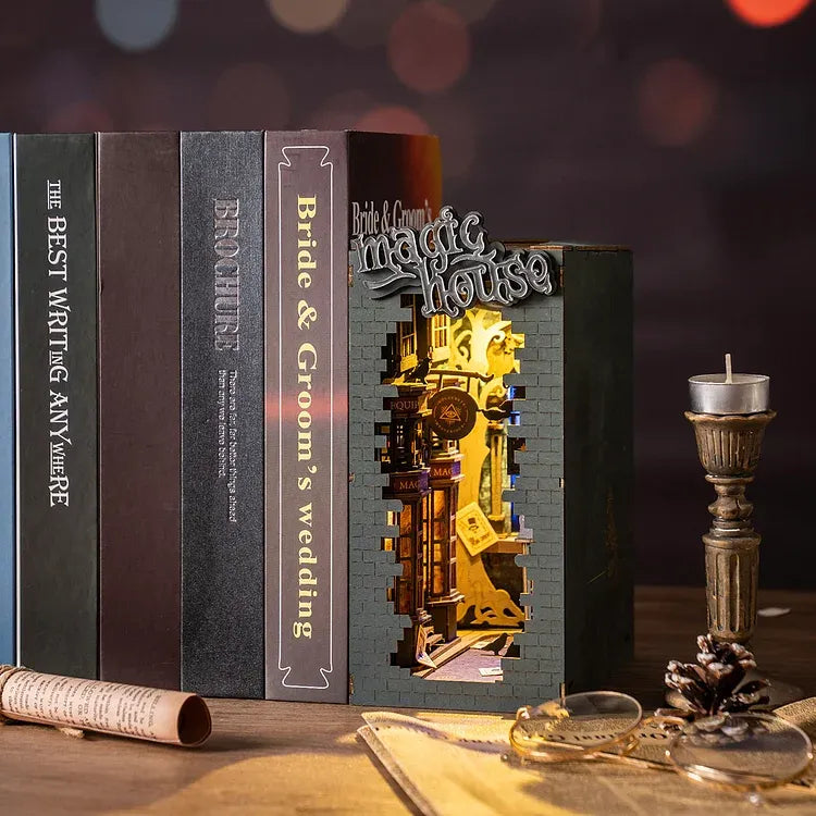 Kit de Book Nook Maison magique