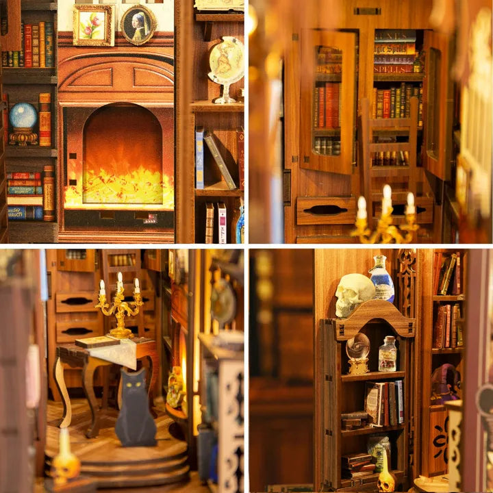 Kit de Book Nook Bibliothèque magique