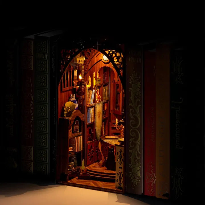Kit de Book Nook Bibliothèque magique