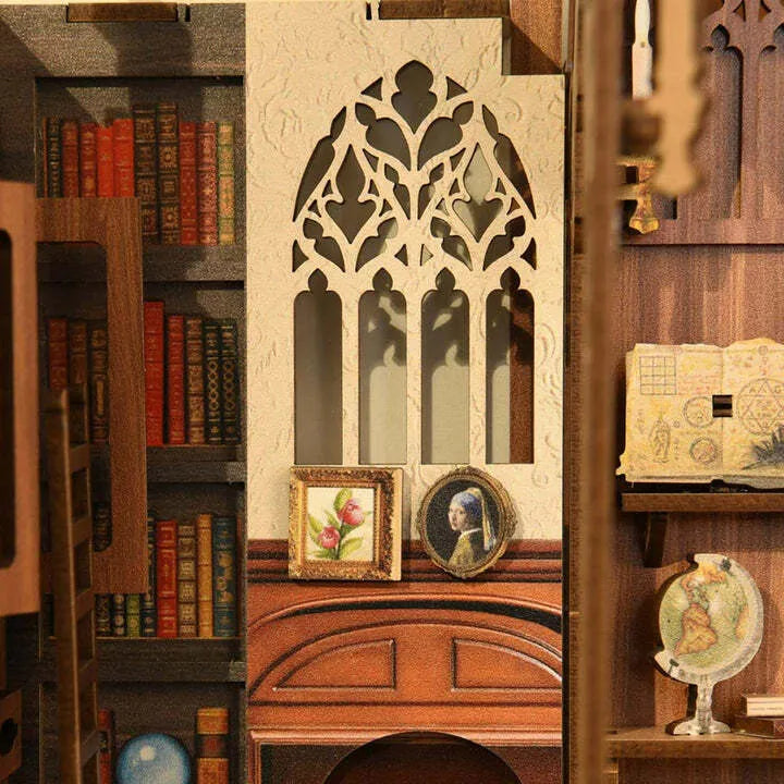 Kit de Book Nook Bibliothèque magique