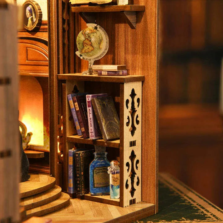 Kit de Book Nook Bibliothèque magique