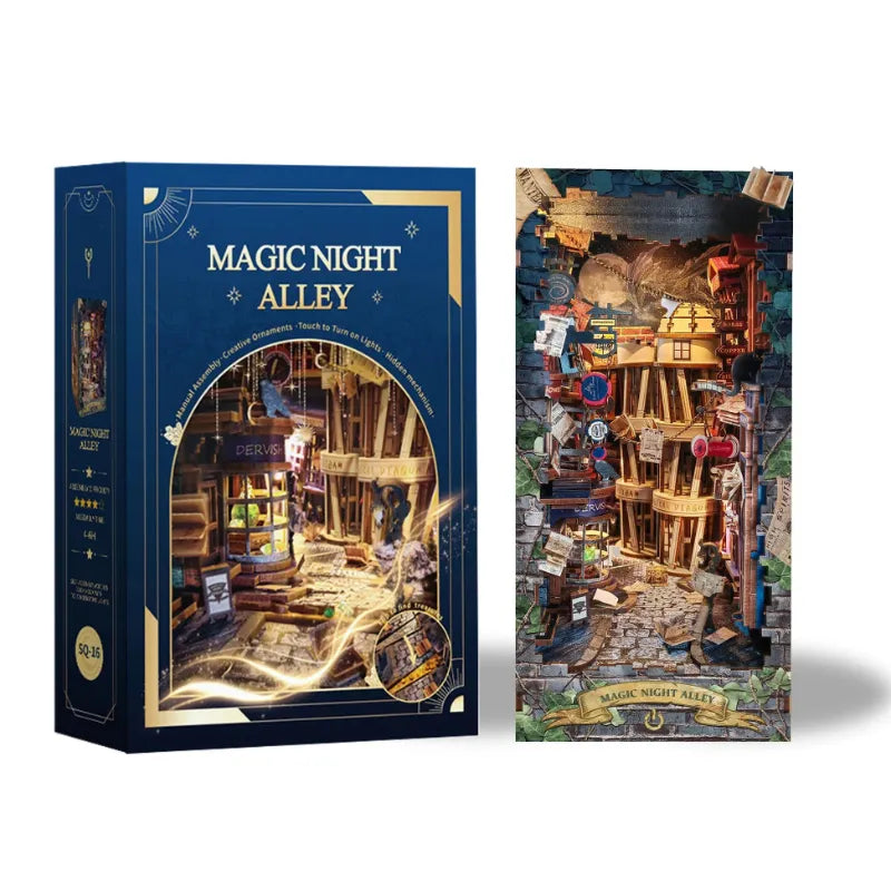 Magic Night Alley | Book Nook-bouwpakket