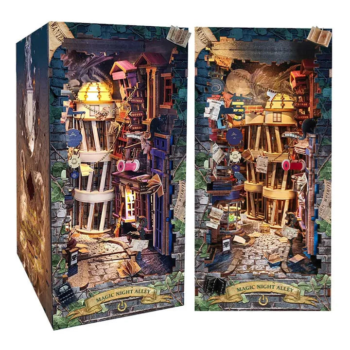 Magic Night Alley | Book Nook-bouwpakket