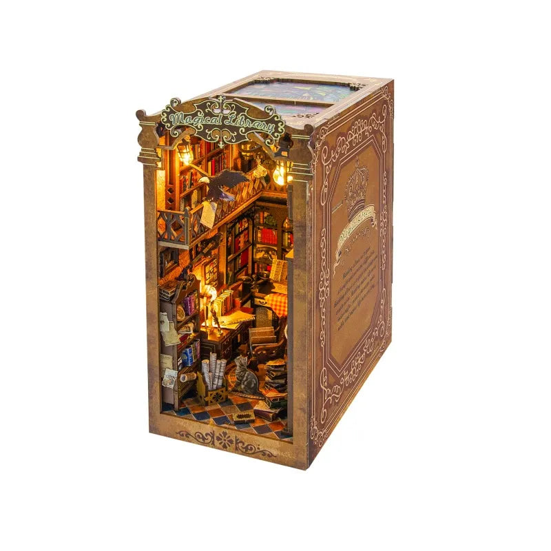 Kit Book Nook Bibliothèque magique