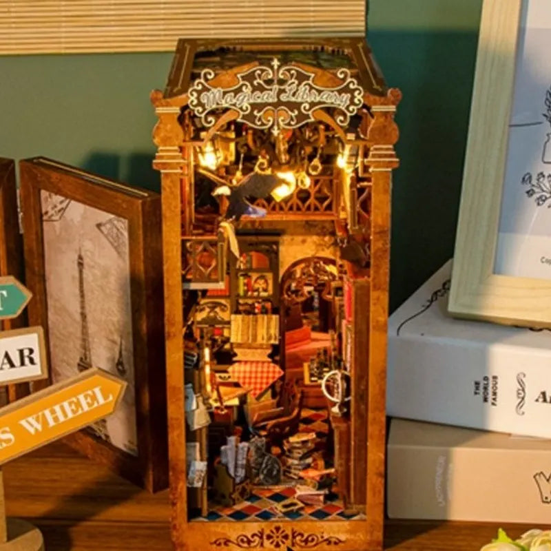 Kit Book Nook Bibliothèque magique