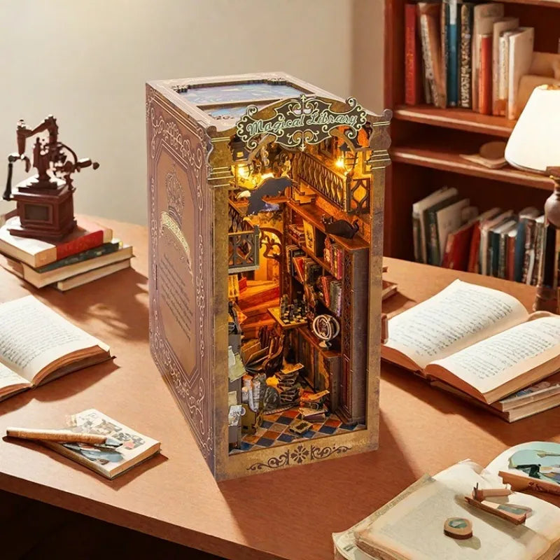 Kit Book Nook Bibliothèque magique
