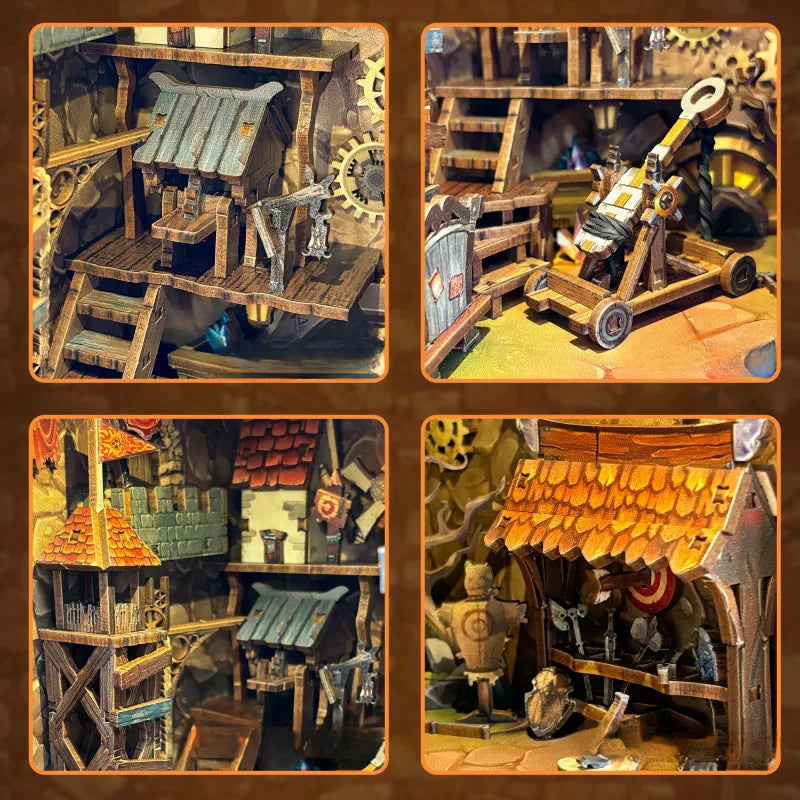 Mining Zone Fortress | Book Nook-bouwpakket