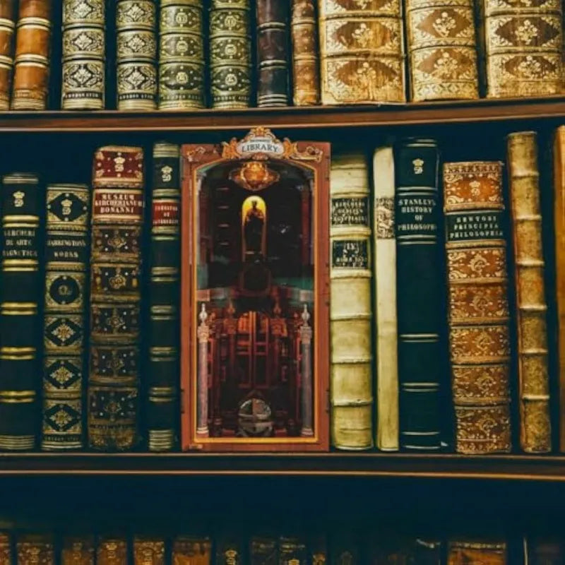 Kit Book Nook Bibliothèque du monastère