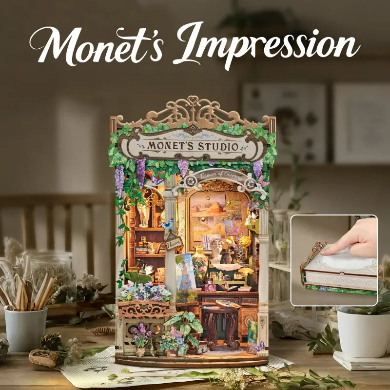 Kit Book Nook Impression de Monet