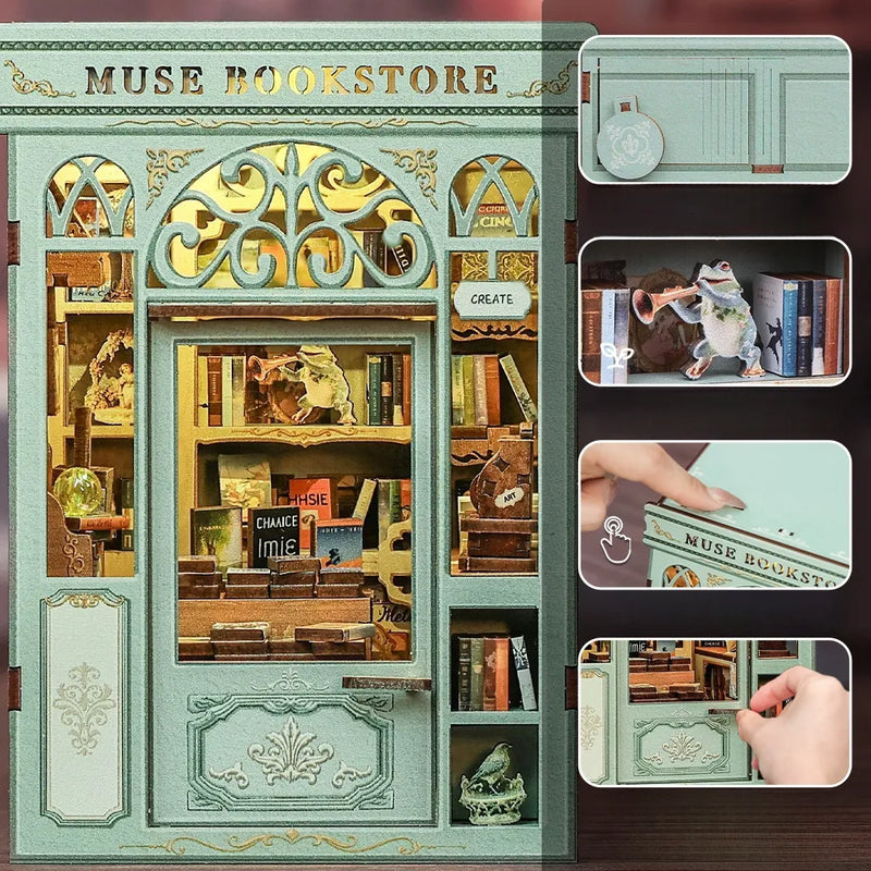Muse Bookstore | Book Nook-bouwpakket