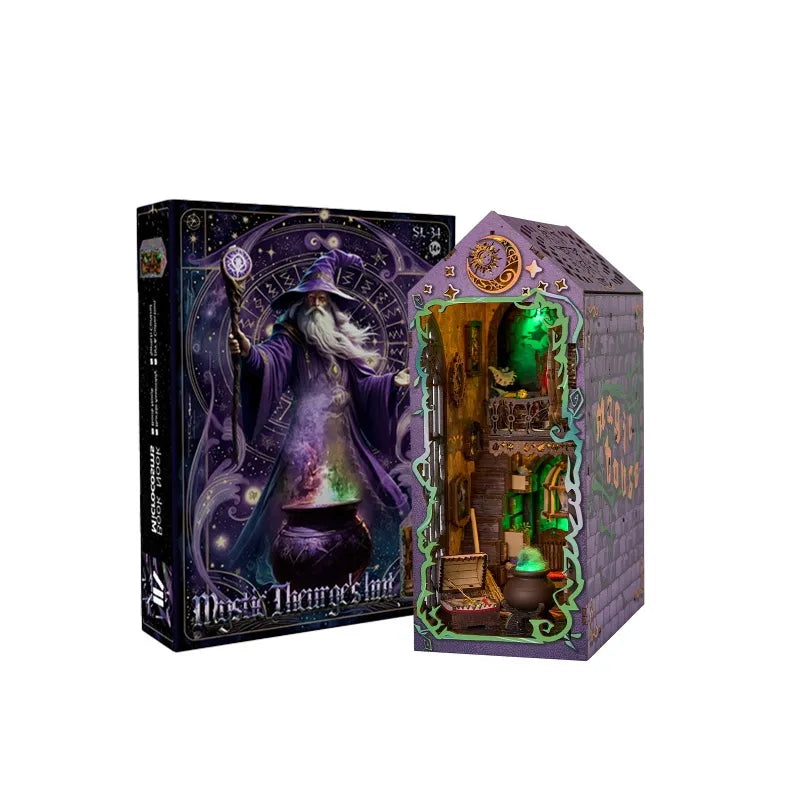 Kit de Book Nook Hutte du mage mystique