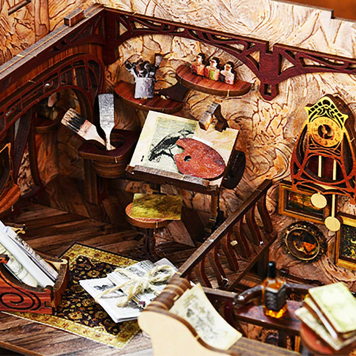 Painter's Day at Dusk | Book Nook-bouwpakket