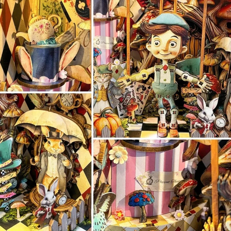 Puppet's Adventure | Book Nook-bouwpakket
