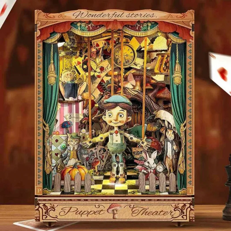 Puppet's Adventure | Book Nook-bouwpakket