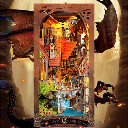 Book Nook - Spirit Valley of the Magic Ring | inspired by Lord of the Rings