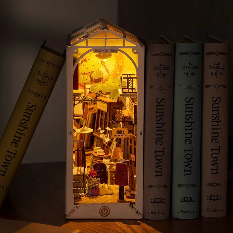 Kit de Book Nook Ville ensoleillée