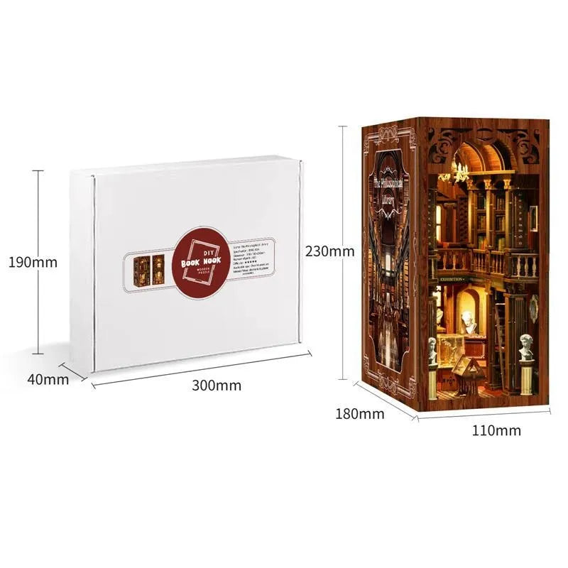 Kit Book Nook Bibliothèque philosophique
