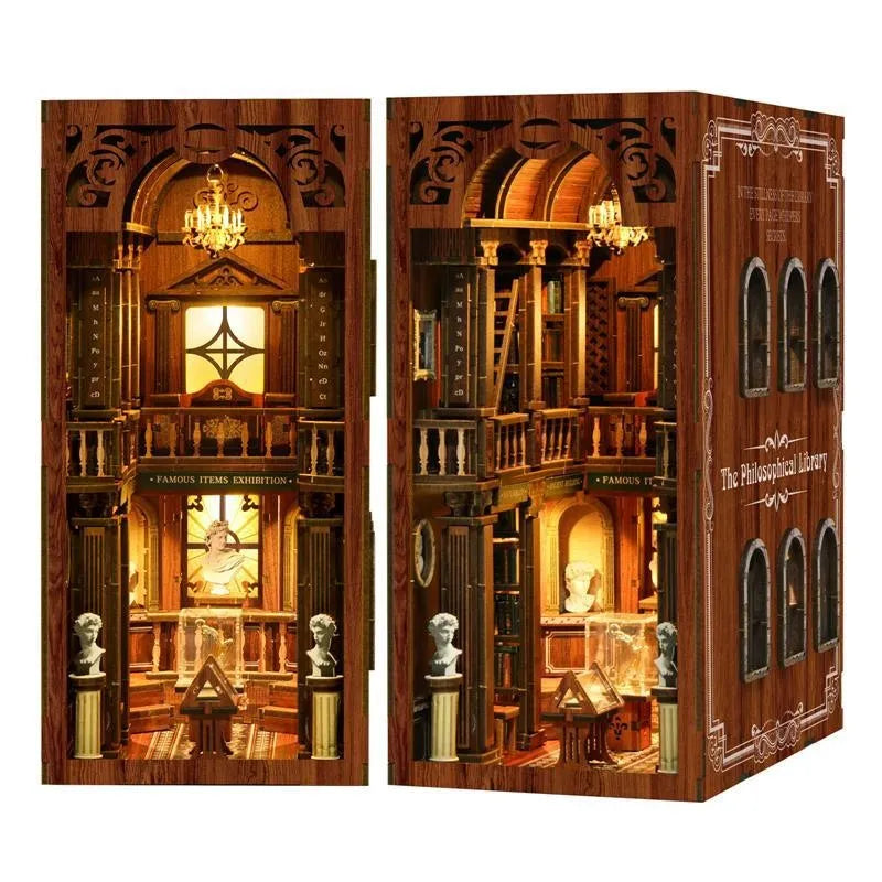 Kit Book Nook Bibliothèque philosophique