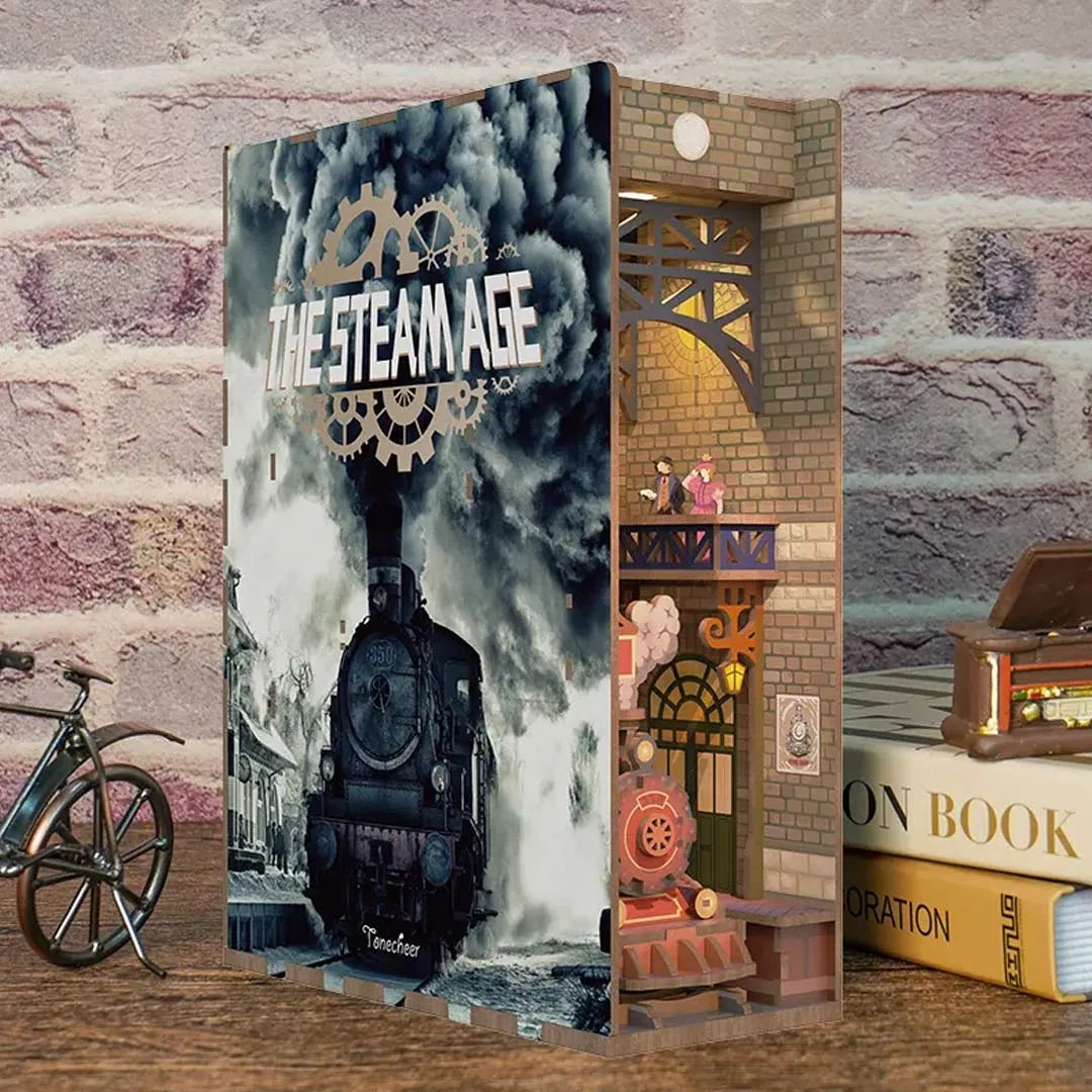 Kit Book Nook L’Âge de la vapeur
