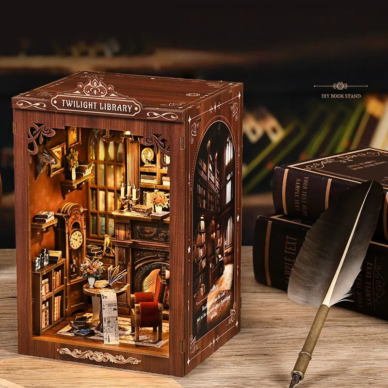 Kit Book Nook Bibliothèque du crépuscule
