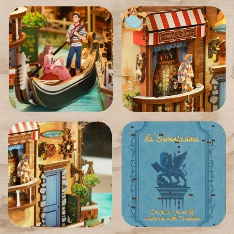 Kit Book Nook Rêves vénitiens