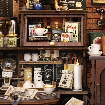 Miniature House - Vintage Coffee Shop