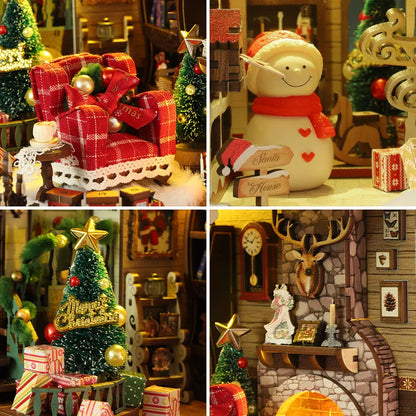 Book Nook - Merry Christmas | Christmas Diorama