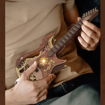 3D Wooden Puzzle - Guitar Kit