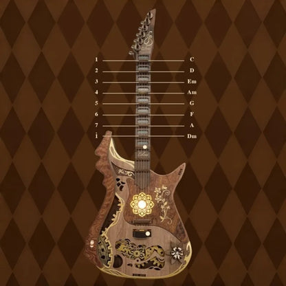 3D Wooden Puzzle - Guitar Kit