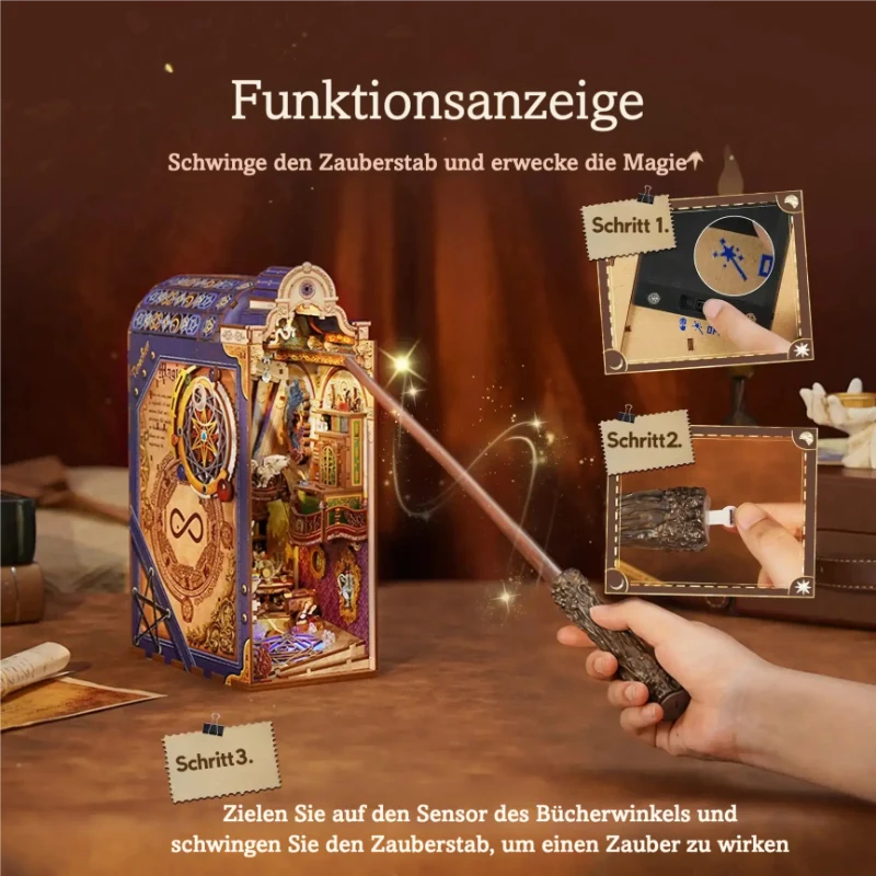 Magic Wand | Interactive Magic Wand for TONECHEER Book Nooks