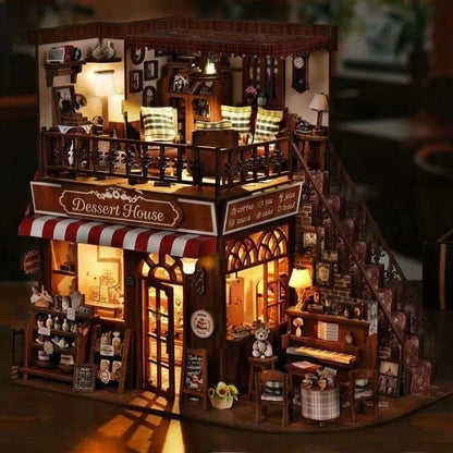 Miniature House Kit - Corner Dessert House