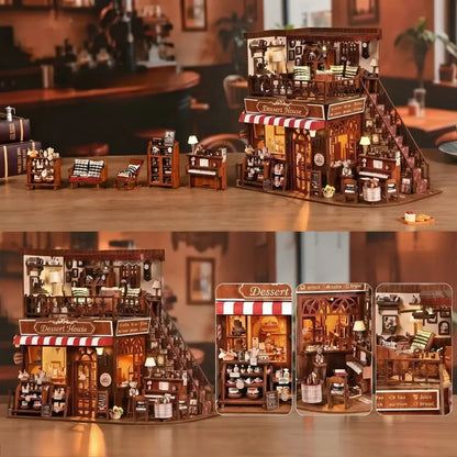 Miniature House Kit - Corner Dessert House