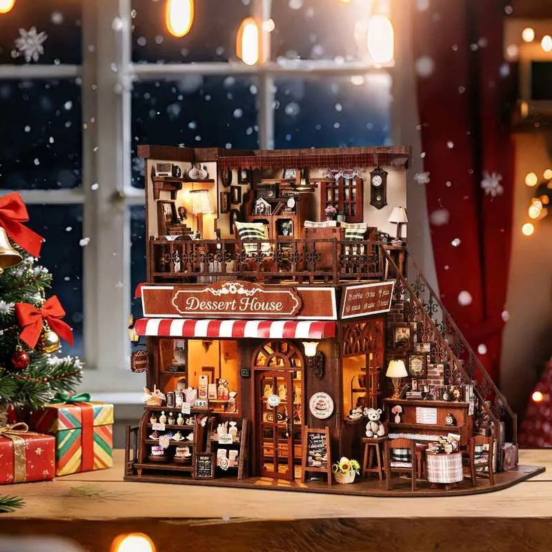 Miniature House Kit - Corner Dessert House