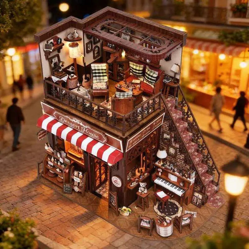 Miniature House Kit - Corner Dessert House