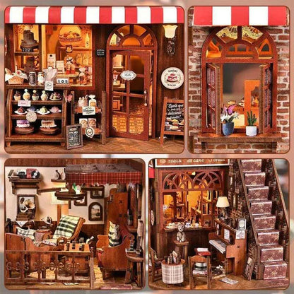 Miniature House Kit - Corner Dessert House