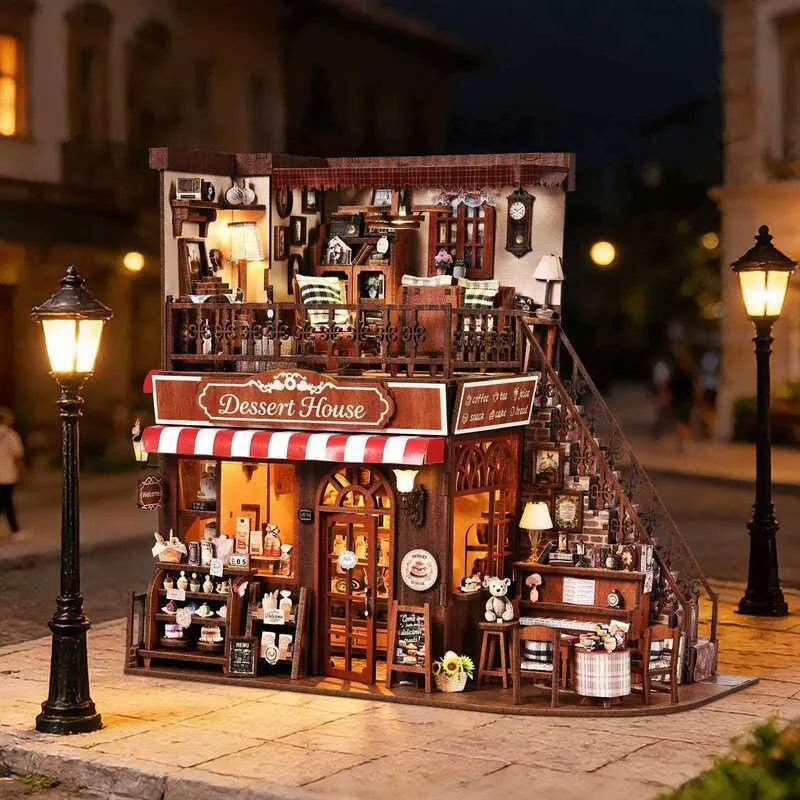 Miniature House Kit - Corner Dessert House