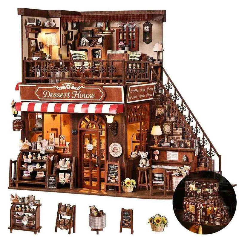 Miniature House Kit - Corner Dessert House
