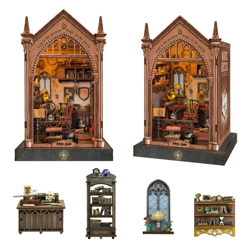 Kit Book Nook Demeure magique