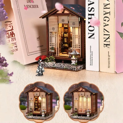 Miniature House Kit - Moss-Lantern Harmony Garden