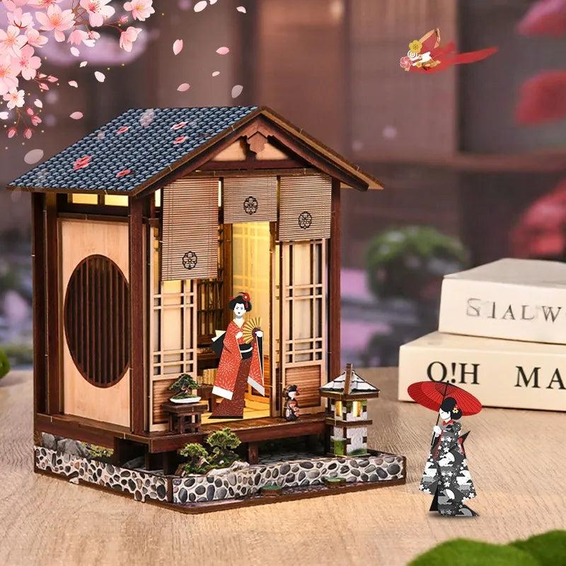 Miniature House Kit - Moss-Lantern Harmony Garden