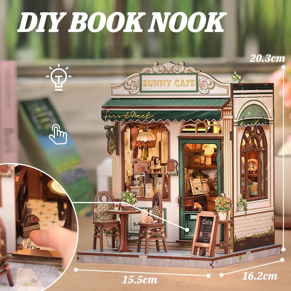 Miniature House Kit - Sunny Cafe