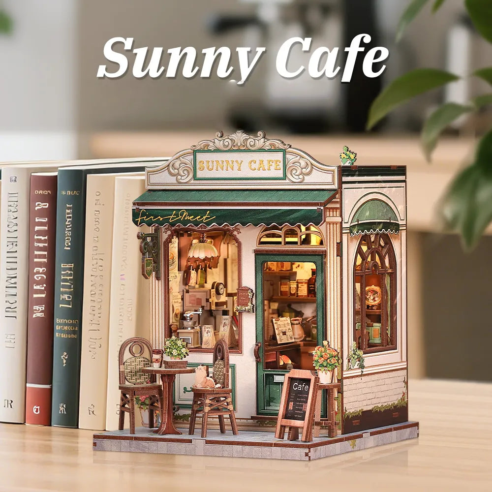 Miniature House Kit - Sunny Cafe