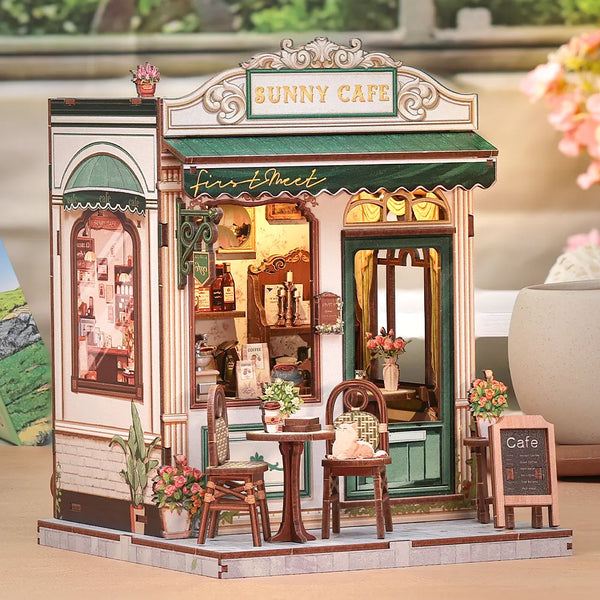 Miniature House Kit - Sunny Cafe