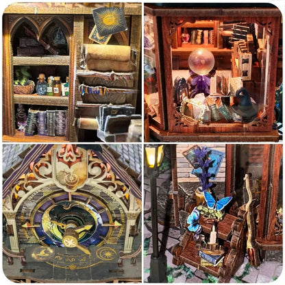 Miniature House Kit - Time Magic Club | 3D Wood Puzzle