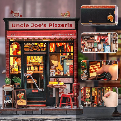 Miniature House Kit - Uncle Joe's Pizzeria
